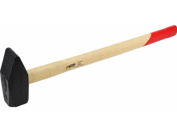 Awtools Smedens Hammer 5,0 Kg Black Line Træhåndtag
