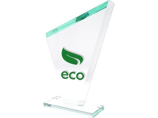 Victoria Sport indgraveret glastrofæ + farvefyldning