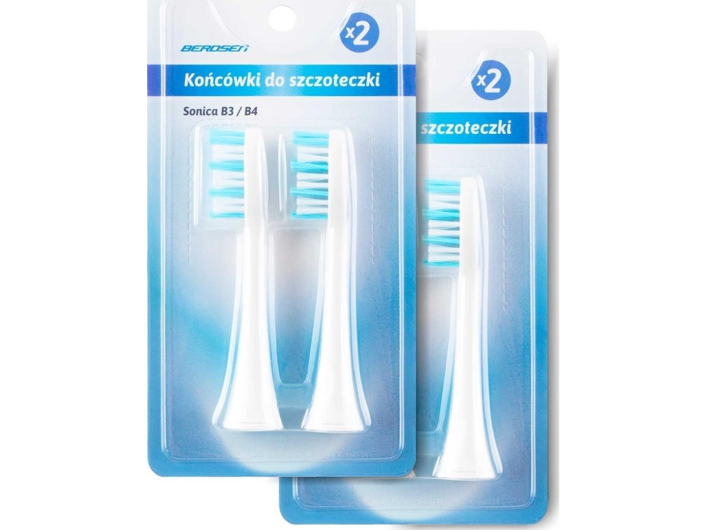 Berdsen Sonic Zahnbürstenaufsätze, 4 Stk.