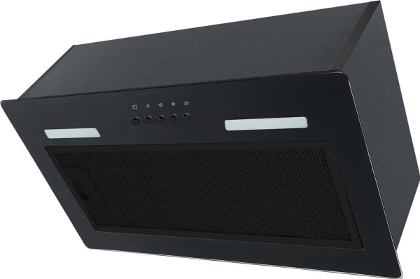 Įmontuojamas virtuvinis gartraukis po spintele Berdsen, 52 cm, Juodas