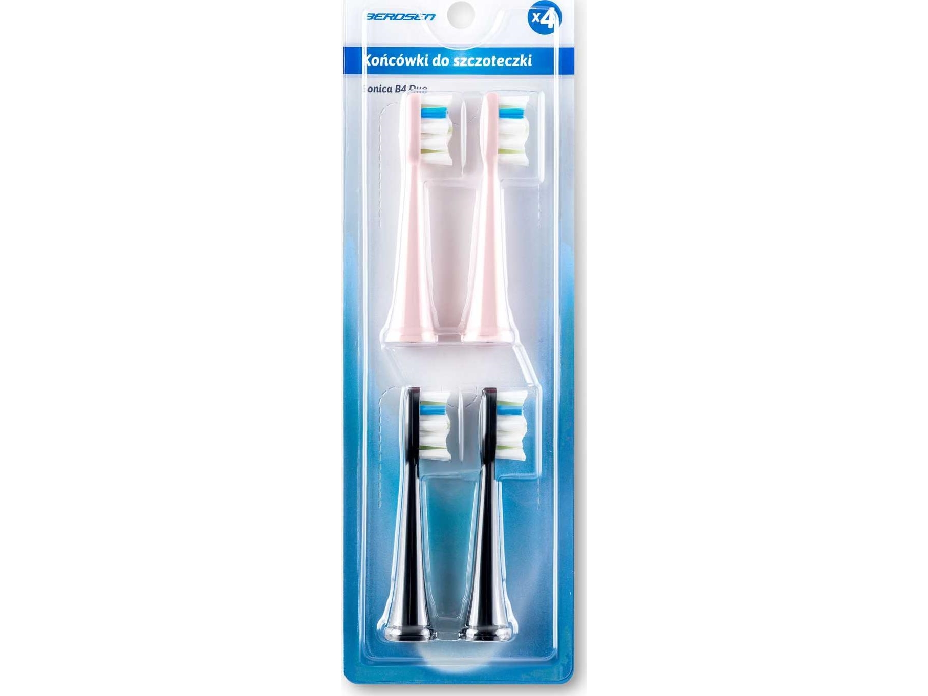 Berdsen Sonic Zahnbürstenaufsätze Berdsen Duo 4 Stück.