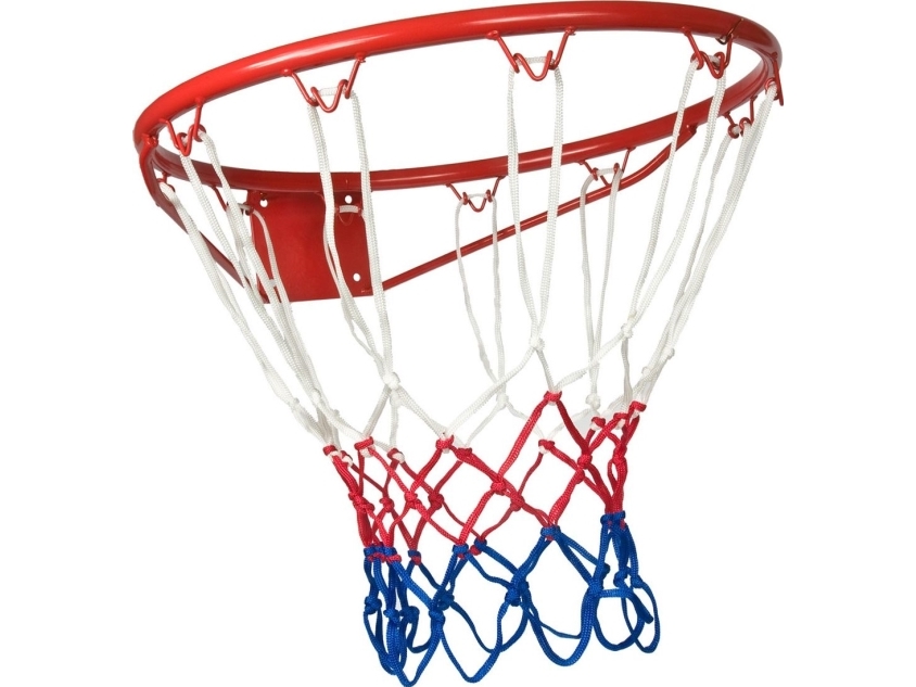 Enero Basketballkurv 43 cm med net Enero rød