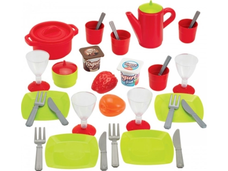 Ecoiffier Essenset M/Zubehör In Box - 100% Chef