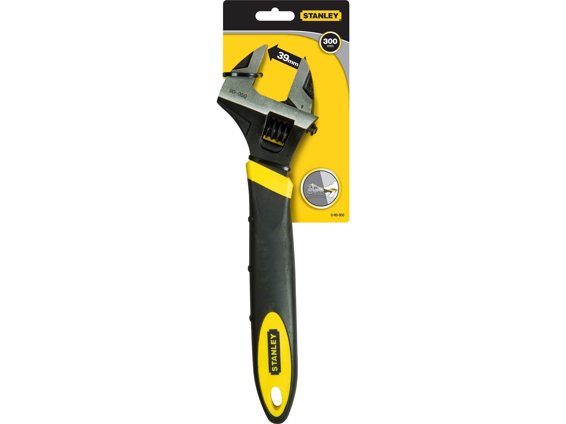 Stanley 0-90-950, 105 mm, 17 mm, 350 mm, 708 g | Verktyg & Verkstad - Handverktyg - Skiftnyckel | GameStuff