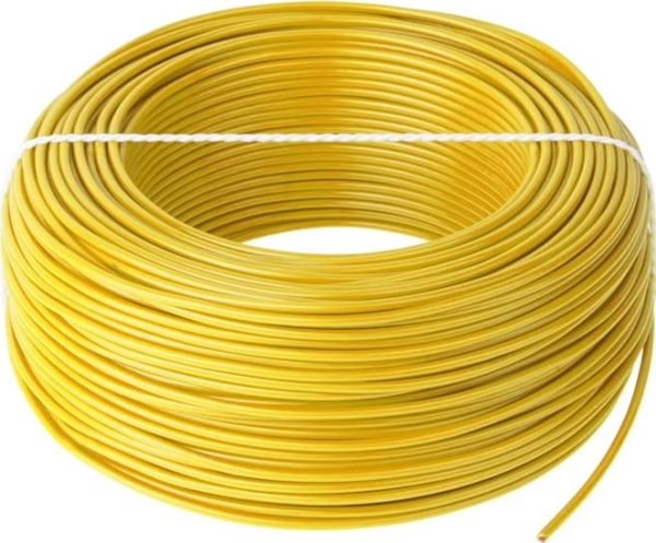 Elektrisk kabel Kabelis lgy 1x1,5 h07v-k, geltonas