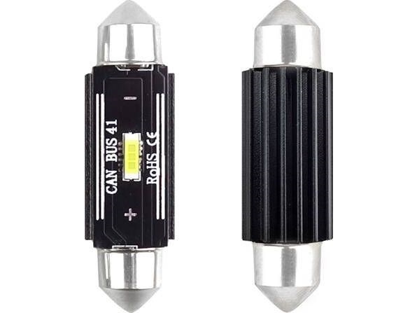 Amio Led Canbus 1 Smd Ultrabright 1860 Festoon 41Mm White 12V/24V