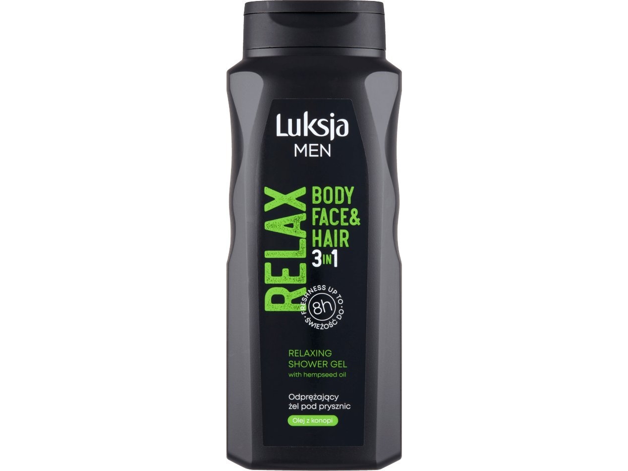 Sarantis Luksja Shower Gel 500Ml Men Relaxing 3In1