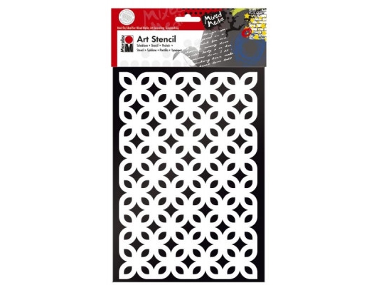 Marabu 028500004, Konststencil, Vuxna och barn, Vit, 297 mm, 210 mm | Skola & Hobby - Konstmaterial - Papper | GameStuff