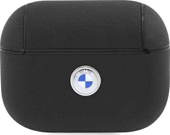 Bmw Etui Bmap2sslbk Til Apple Airpods Pro 2 Sort Ægte Læder Sølv Logo