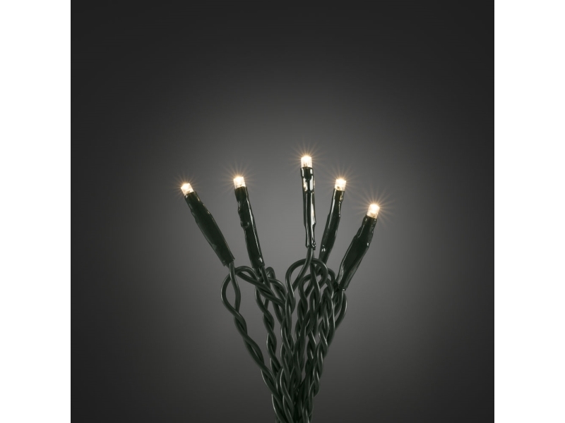 Konstsmide 6352-120, Ljusdekoration, slinga, Svart, Grön, Plast, Atmosfär, IP20, Grön | Belysning - Annan belysning - Ljusslingor | GameStuff