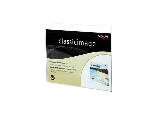 Deflecto Classic Image 46901 Ordnerwandhalter Transparent A4 Quer Anzahl Der Fächer 1 12 Stück