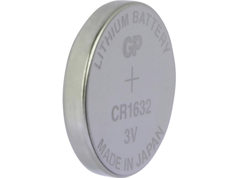 Knapcellebatteri CR1632 3V lithium 1stk