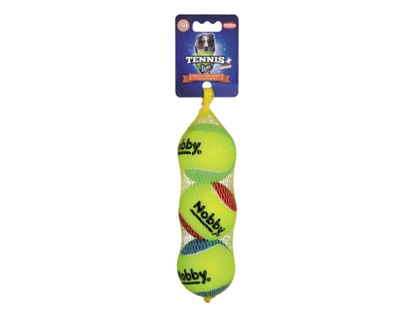 Nobby Tennis Ball With Squeeker, Hund, Bold, Flerfarvet, 6,5 Cm