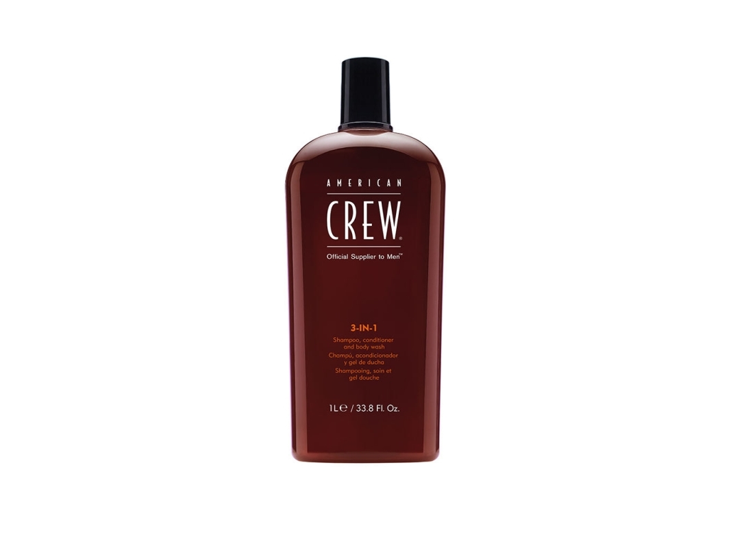 American Crew 1000 Shampoo & Balsam & Krop Mænd Alle Farver Revitaliserende Glans Blødgørende Flaske