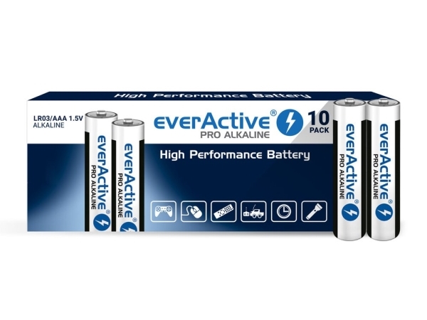Alkalibatterien Everactive Pro Alkaline Lr03 Aaa - Beutel Mit 10 Stück