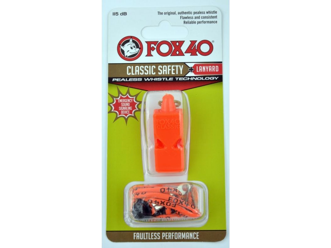 FOX 40 CLASSIC SAFETY orange + LINE 9903-0308 | Sport & Träning - Sportutrustning - Fotboll | GameStuff
