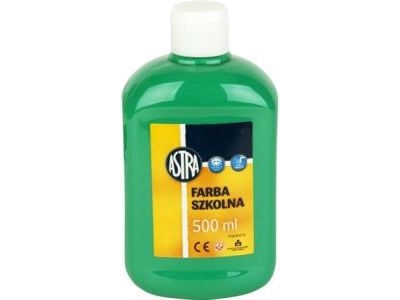 School Paint Bottle 500Ml Emerald Astra