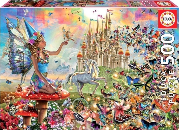 Dėlionė Clementoni Educa Fairies And Butterflies Puzzle 500Pcs