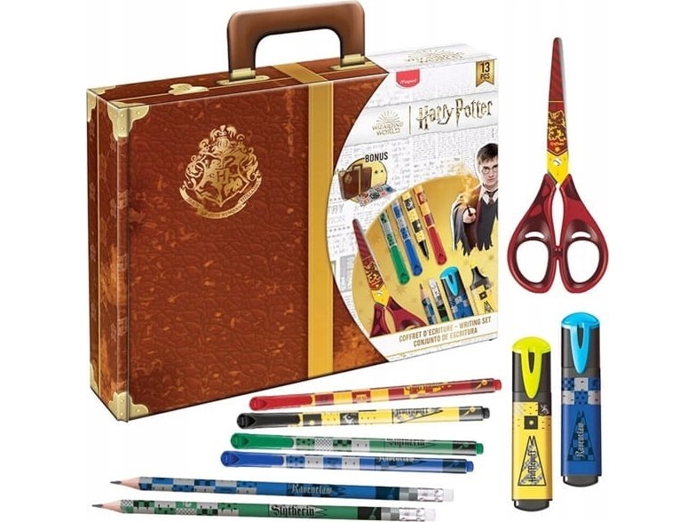 Maped skolmaterial 13 artiklar i en väska MAPED HARRY POTTER /899798/ | Böcker - Övriga böcker | GameStuff