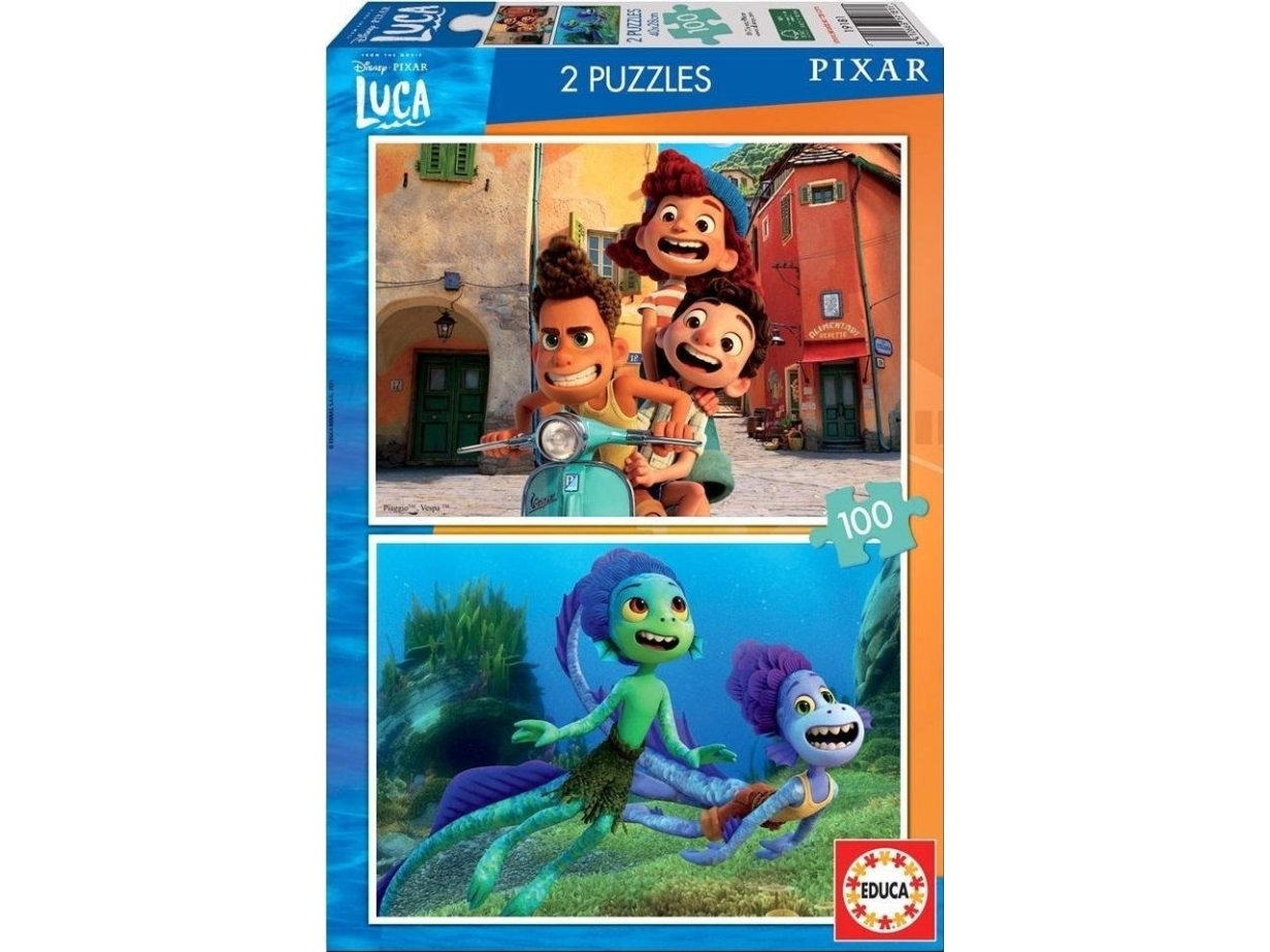 Educa 2x100 Disney Luca | Leksaker - Spel - Pussel | GameStuff