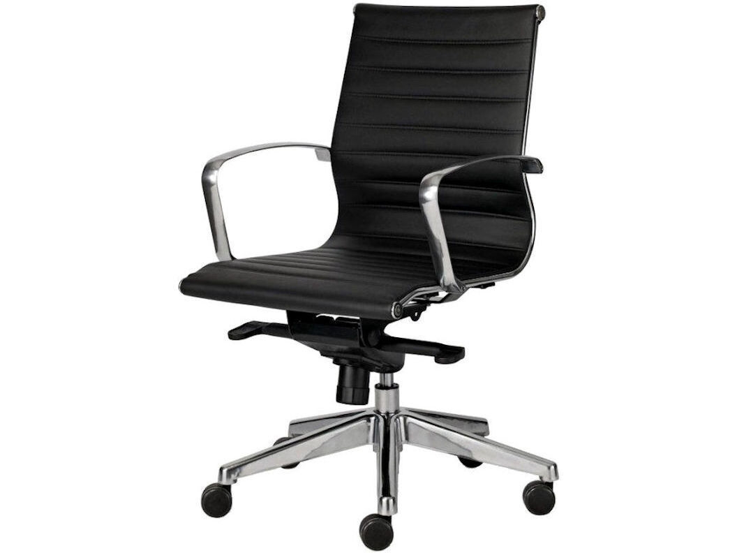 Toplux Sitio Deluxe Medium kontorsstol, svart | Ergonomi - Kontorsmöbler - Kontorsstolar | GameStuff