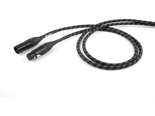 PROEL flätad mikrofonkabel, 6m, svart-vit | TV, Ljud & Bild - Musikstudio - Kablar & Kontakter | GameStuff