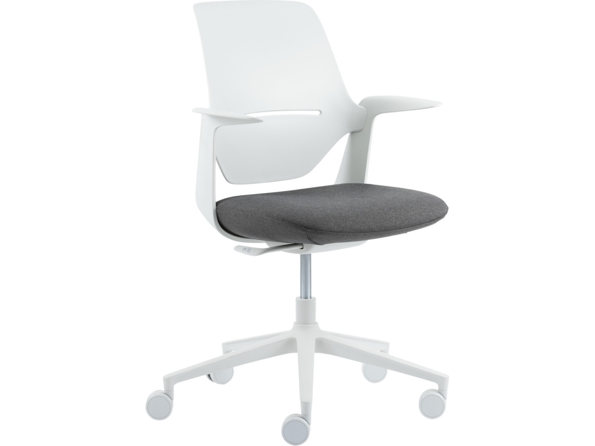 Toplux Trillo 20ST work chair with rocking mechanism, gray