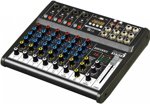 Proel Italian Stage 2Mix8fxu – 8-Kanal-Mischpult