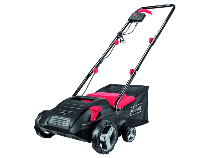 Elektrisk vertikalskärare Scheppach SC32 32cm 30l 1.5kW | Trädgården - Trädgårdsmaskiner - Vertikalskärare | GameStuff