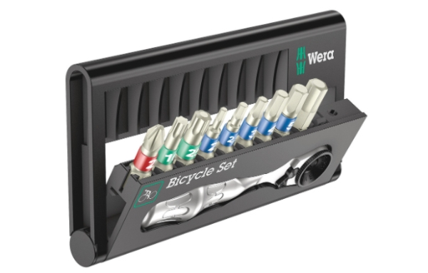 Wera Bicycle Set 9, Sort, Rustfrit stål, 123 mm, 27 mm, 74 mm, 156 g, 10 værktøjer