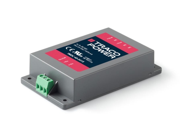 TracoPower TMDC 40-2418 DC/DC-muunninmoduuli 24 V/DC 48 V/DC 835 mA 40 W Lähtöjen määrä: 1 x