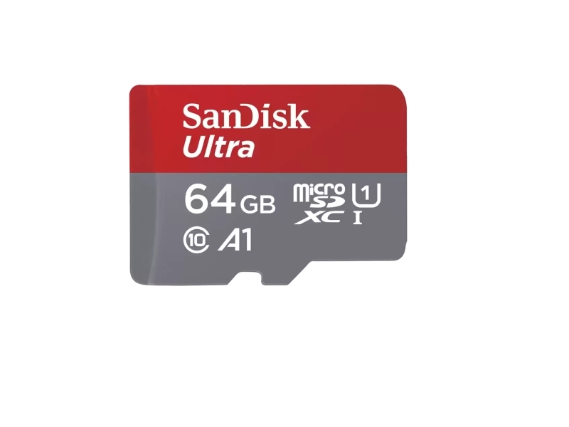 SanDisk Ultra - Flash-muistikortti (microSDXC-SD-sovitin mukana) - 64 GB