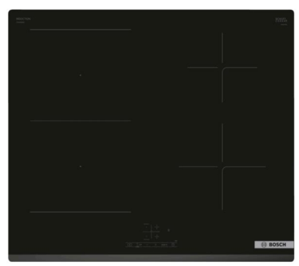 Bosch Pvs63kbb5e, Schwarz, Integriert, Zonen-Induktionskochfeld, Glaskeramik, 4 Zone(N), 4 Zone(N)