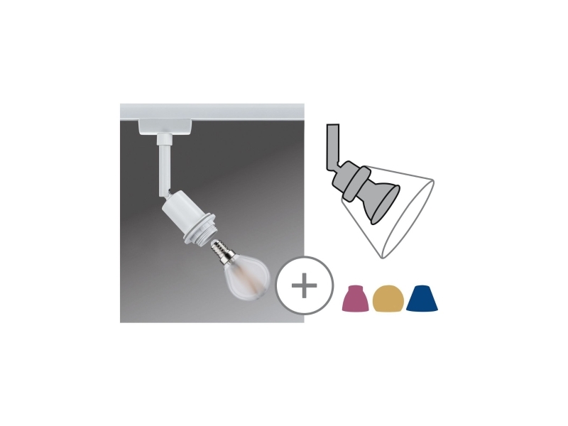 Paulmann Deco Systems Spot Loft-Spotlights Urail E14 Hvid