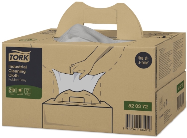 Tork 520372, Papier, Grau, 355 Mm, 210 Stück(E), 238 Mm, 374 Mm