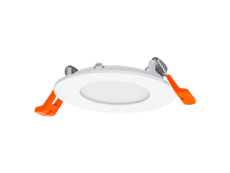 LEDVANCE Downlight Slim, Indbygget lysplade, 4,5 W, 4000 K, 240 lm, 220 - 240 V, Orange, Hvid