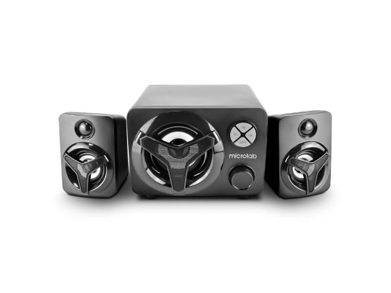 Microlab U210, 2.1 Kanäle, Verkabelt & Kabellos, 11 W, 45 - 18000 Hz, Schwarz