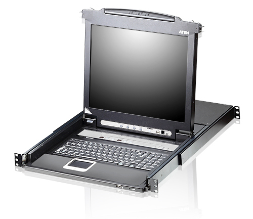 Aten Cl5708n 1U Schwarz Tastatur/Video/Maus (Kvm)-Switch (Cl5708n-Ata-2Xk06itg)
