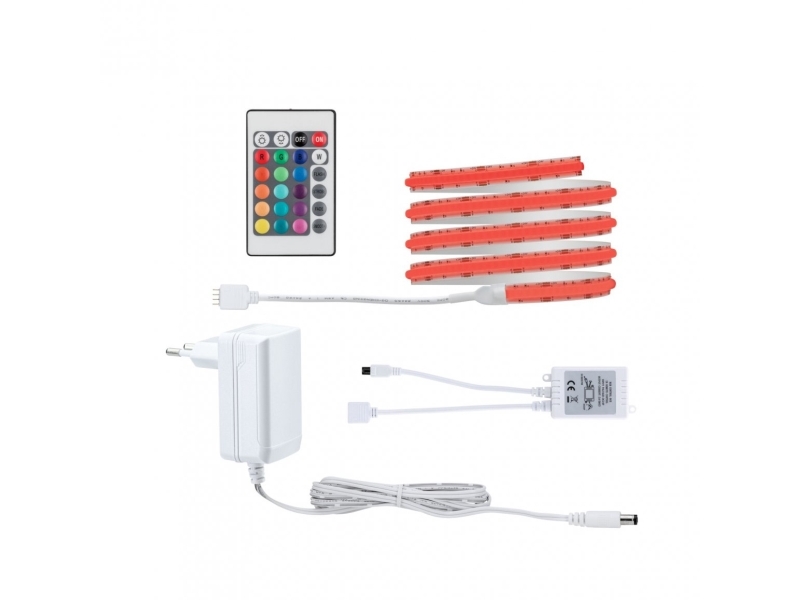 Paulmann 78863, Indirekte stribelys, Placering, Indendørs, Klæbende tape, Hvid, Metal