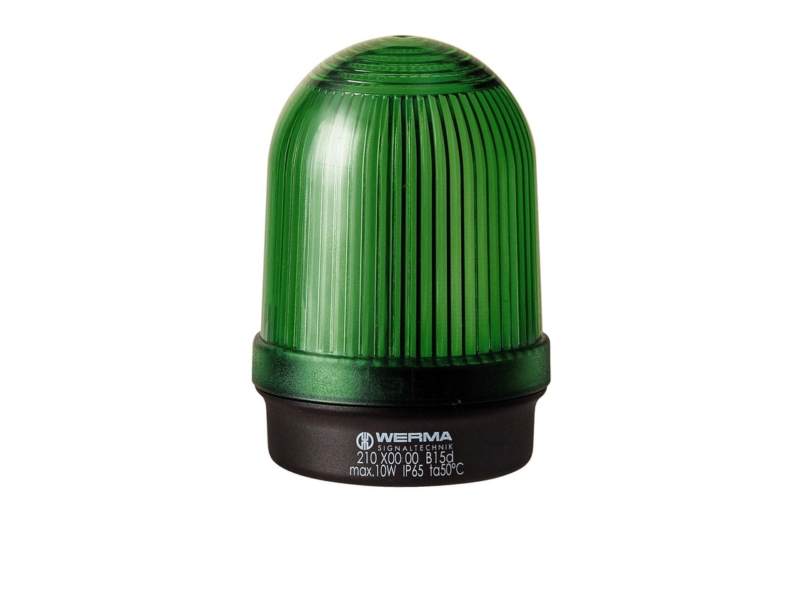 Werma Signaltechnik Signalpære 210.200.00 210.200.00 Grøn Konstant Lys 12 V/Ac, 12 V/Dc, 24 V/Ac, 24 V/Dc, 48 V/Ac, 48 V/Dc, 110 V/Ac, 230 V/Ac