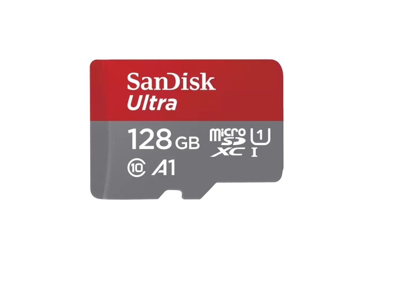 Sandisk Ultra - Flashhukommelseskort (Microsdxc Til Sd Adapter Inkluderet) - 128 Gb