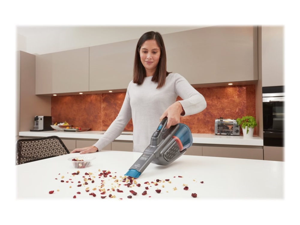 Black+Decker Dustbuster Bhhv320j-Qw - Støvsuger - Håndmodel - Uden Pose - Ledningsfri - Blå/Titanium