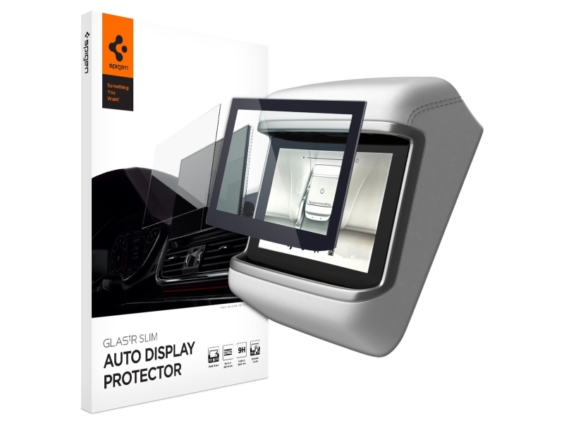 Spigen Agl04367 Skærmbeskytter Tesla Model X2022 S2021 \\ Transparent Hærdet Glas