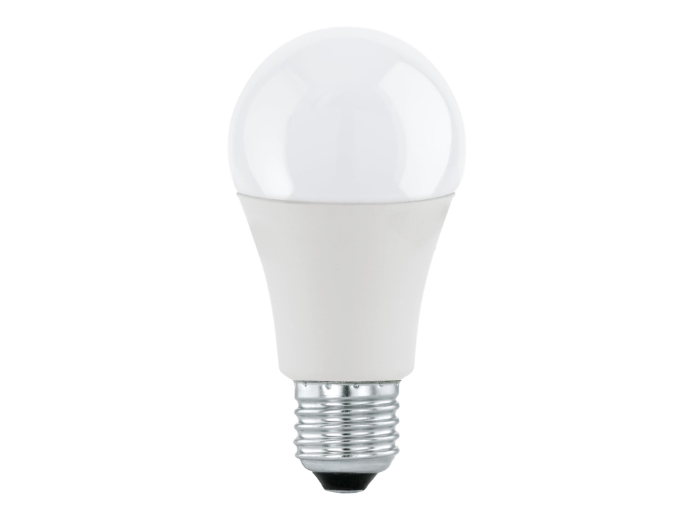 Eglo - LED-lyspære - form: A60 - E27 - 11 W (ekvivalent 75 W) - klasse F - varmt hvitt lys - 3000 K - melkehvit