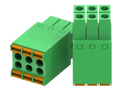 Teltonika - Strøm-Konnektor - 2X3 Pin-Stik (Han) - 300 V - 8 A - For Teltonika Rut956
