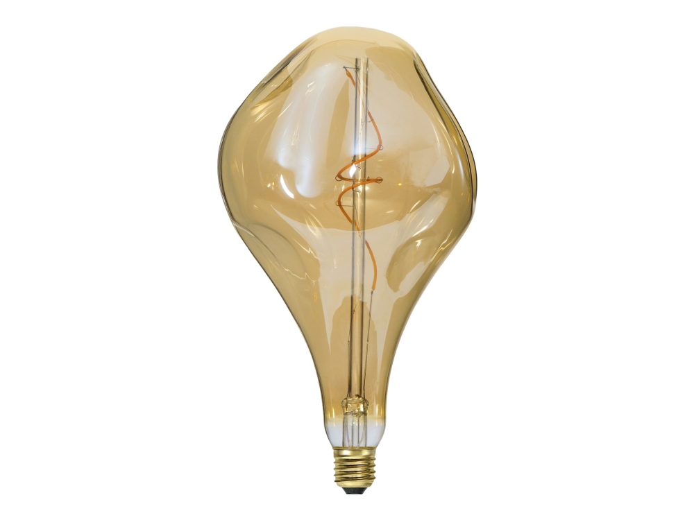 Eglo - LED-filamentlyspære - form: D165 - E27 - 4 W (ekvivalent 22 W) - varmt hvitt lys - 1800 K