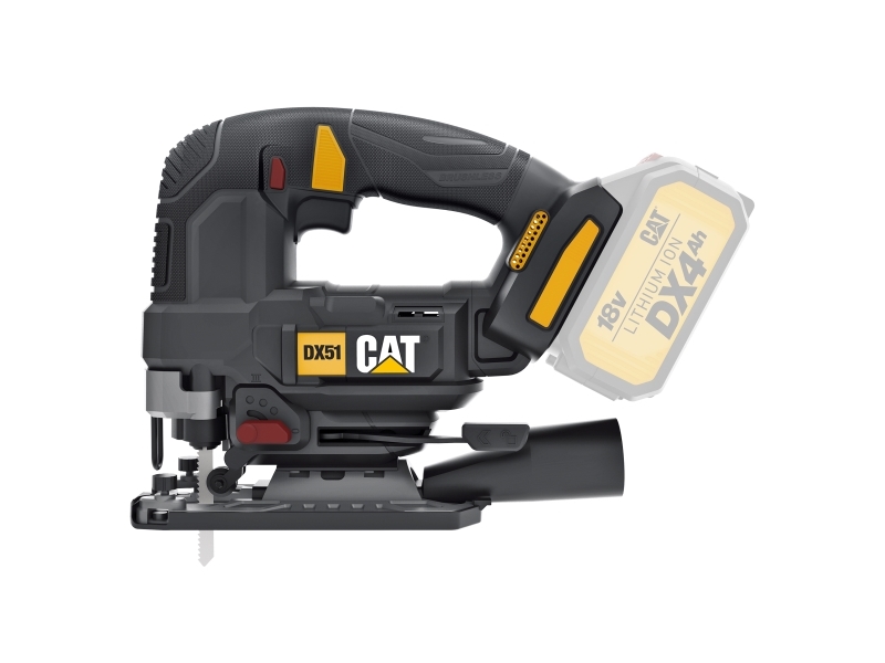 CAT DX51B, Övre handtag, Svart, 45°, Borstlös, 3500 spm, 12 cm | Sticksågar | GameStuff