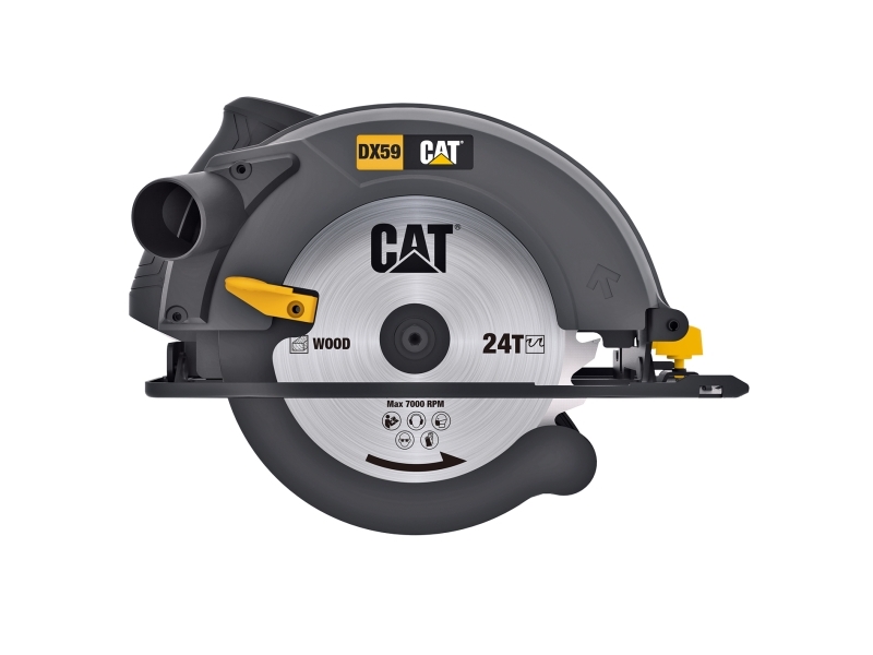 CAT DX59, Tr&auml;, Svart, 18,5 cm, 5800 RPM, 6,5 cm, 18,5 cm