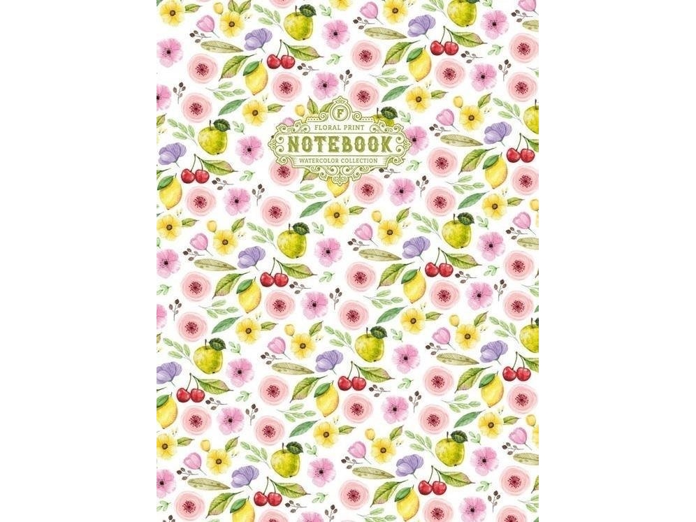 Fresh Notesbog 145X197/64K Tw Blomster