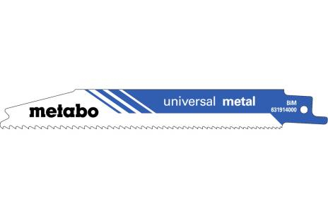 Metabo 631911000, Sticksågsblad, Metall, Blå, Vit, 0,9 mm, 15 cm, 2 styck | Bajonettsågar | GameStuff